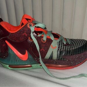 Nike Kids' Red and Green Sneakers